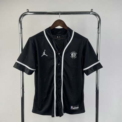 Maillot de Basket Brooklyn Nets baseball Noir